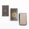 Black Classic Tarot Cards Deck (78 Pieces, Fortune-Telling Set with Guidebook, Family Game)