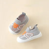 Baby Anti-Slip Breathable Crib Floor Socks with Rubber Sole - Soft Mesh First Walker Slippers