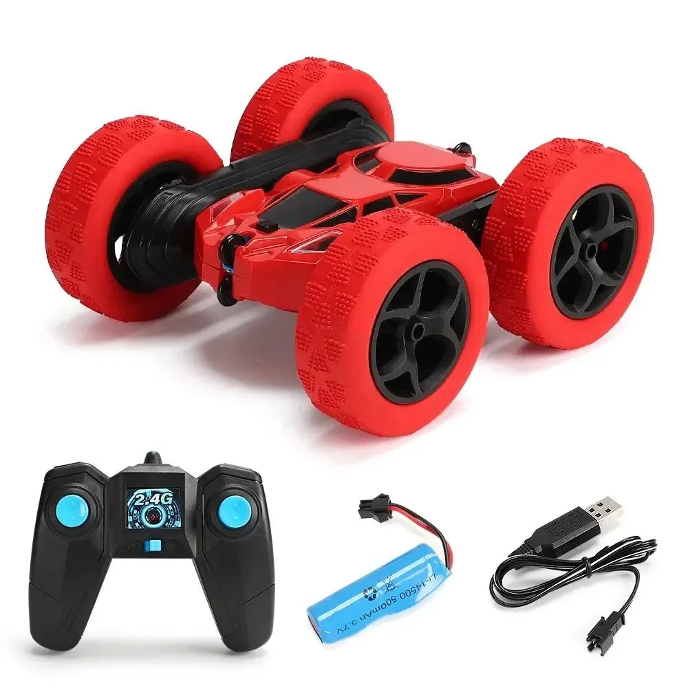 RC Stunt Car with Double-Sided Flip and 360° Rotation 2.4G Remote Control