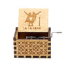 Wooden Hand Crank Theme Music Box Queen Jurassic Park Neverland Valentine’s Day Birthday Holiday Gift