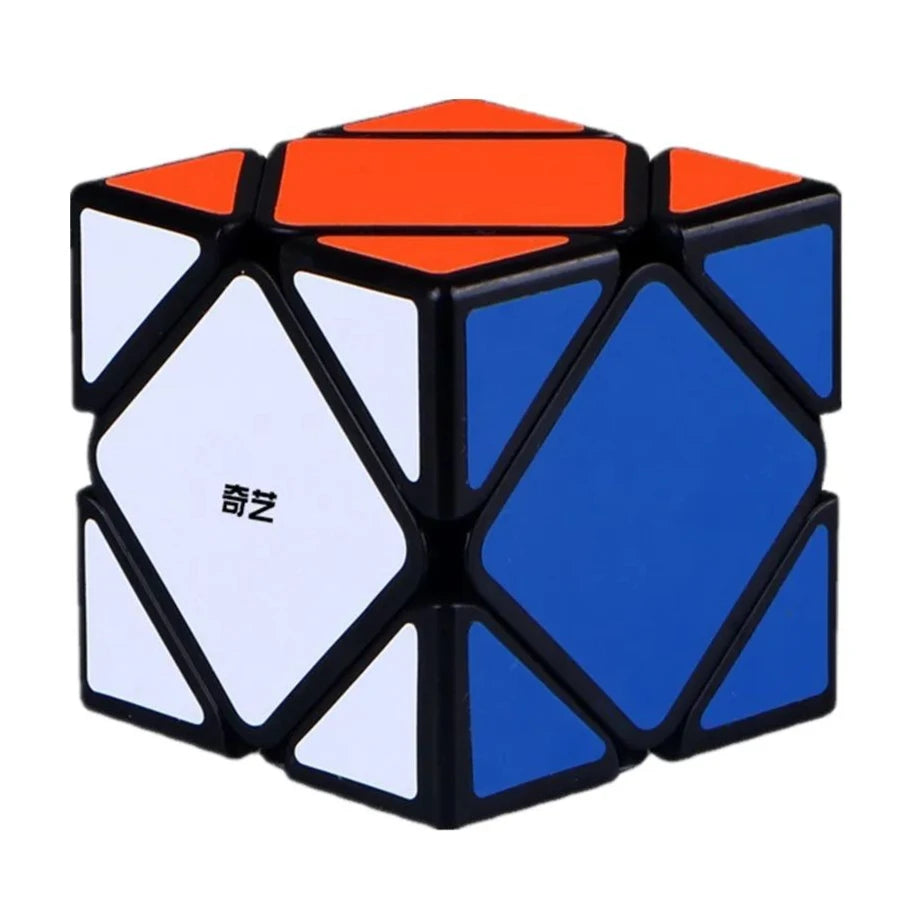 QIYI Speed Magic Cube 3x3x3, 4x4x4, 5x5x5 Puzzle with Black Stickers, Educational Learning Cubo Magico Toy for Kids