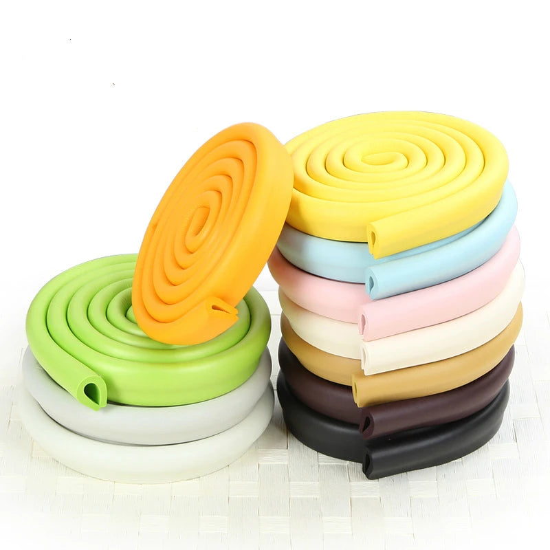 2M U-Type Baby Safety Corner Protector – Glass Table Edge Guard with Adhesive Tape