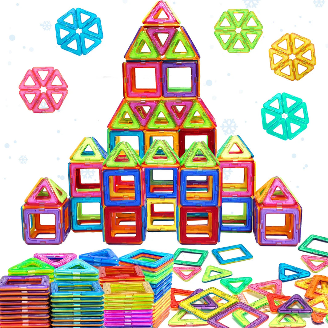 Magnetic Building Blocks Toy for Kids Puzzle Learning Gift