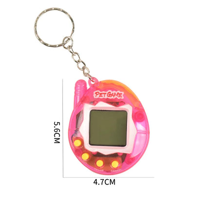 Transparent Electronic Pet Toy, 168 Pets in One Virtual Cyber Digital Toy, Nostalgic Pixel Play for Kids