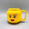 Cartoon Ceramic 250ml (8.5 fl oz) Mug — Cute Impish Figure-Head Coffee & Tea Cup, 1-Pack Porcelain Drinkware for Couples & Family