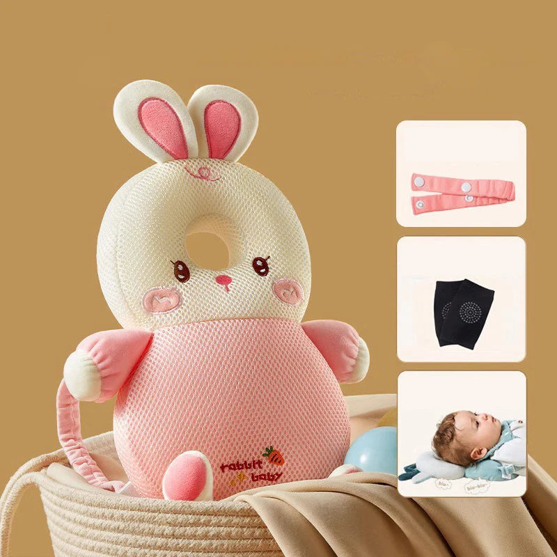 AIBEDILA Baby Head Protector Safety Pad Cushion Back Prevent Injured Elf Lion 1-3T Toddler Security Pillows Protective Headgear