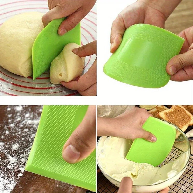 Versatile Baking Tool Set - Cake Spatula, Dough Knife and Butter Scraper
