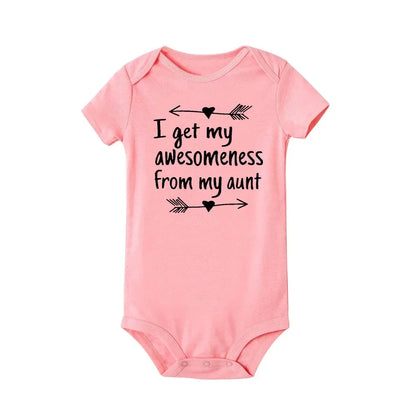 “Don’t Make Me Call My Crazy Uncle” – Funny Baby Bodysuit, Cute Infant Romper for Boys & Girls, Newborn & Toddler Outfit