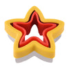 6-Piece Cookie Cutter Set - Dinosaur, Mickey, Heart, Star, Round, Square (Food-Grade)