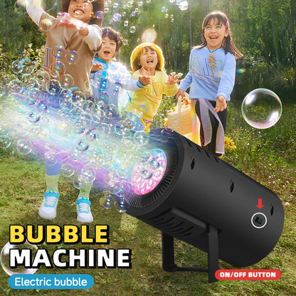 Handheld Automatic Bubble Machine for Kids – Battery-Free Portable Bubble Toy for Parties & Weddings