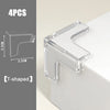 4Pcs Baby Safety Silicone Corner Guards – Transparent Anti-Shock Table Edge Protectors