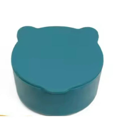 WOLIFE Baby Food Storage Box – Portable Snack Storage Box, Edible Grade Silicone Snack Cups, Travel Tableware Accessories for Kids