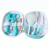 6-Piece Baby Care Kit – Nasal Aspirator, Nail Clipper, Brush, File, Comb & Scissors Set for Daily Cleaning and Care
