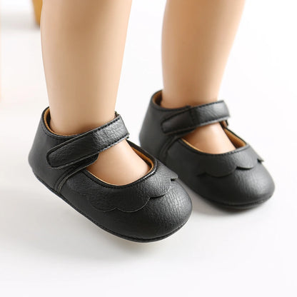 Baby Girls Shoes Multicolour Princess Toddlers Soft Soled Non-Slip Crib Shoes First Walkers 0-18M