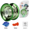 Professional Aluminum Metal Yoyo - Beginner-Friendly Yo-Yo for Kids and Adults with Accessories