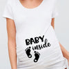 Women Pregnancy T-shirt It's A Girl Baby Print Pregnant Maternity T-shirts Funny Pregnant Women Summer Tees Tops