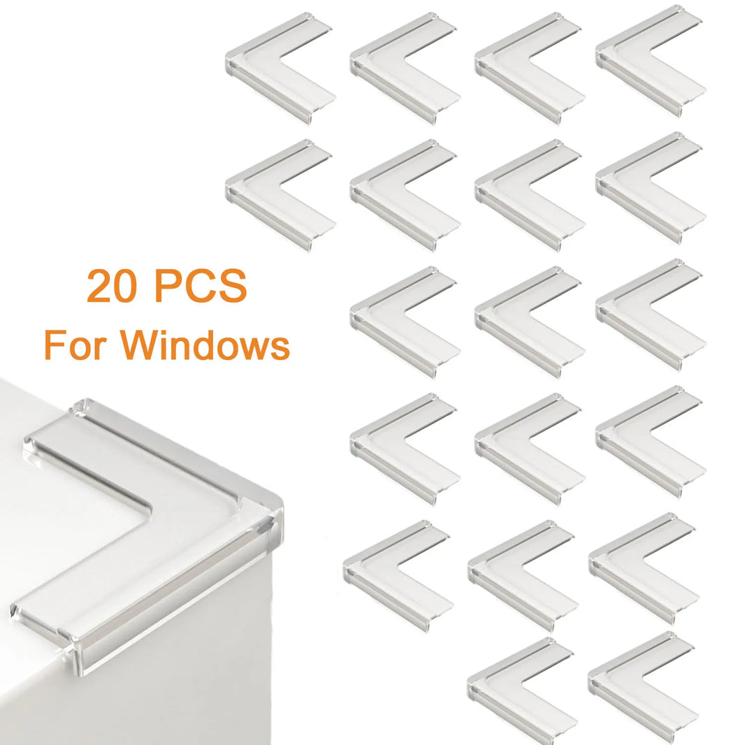 5PCS/10PCS/20PCS Baby Safety Silicone Corner Protectors – Childproof Table Edge Guards
