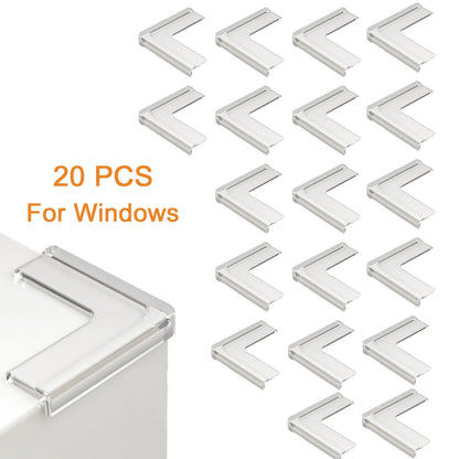 5PCS/10PCS/20PCS Baby Safety Silicone Corner Protectors – Childproof Table Edge Guards