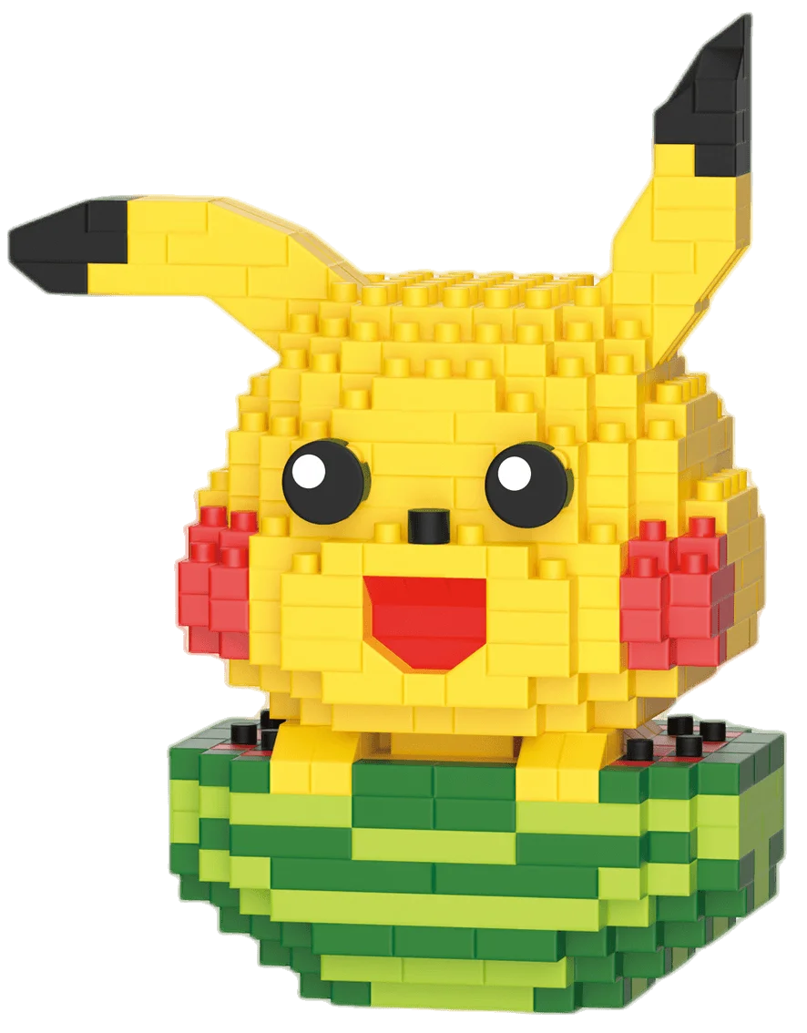 DIY Pokemon Mini Building Blocks – Pikachu, Charizard, Eevee, Mewtwo Anime Model Toys