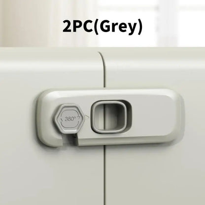 1/2 PCS Child Safety Cabinet Lock Security Protection Home Refrigerator Safety Buckle Baby Anti-Pinch Hand Drawer Door Locks