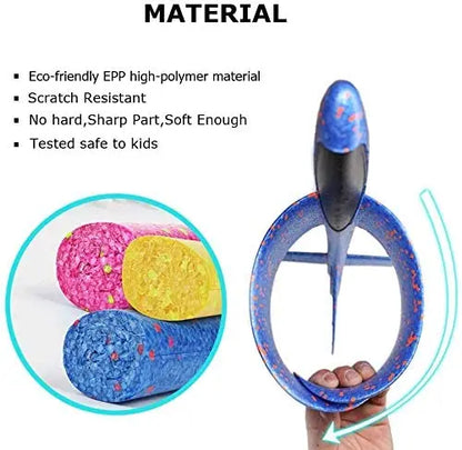 Large Foam Plane Glider 36 cm (14.17 in) and 48 cm (18.9 in) Hand Throw Airplane Outdoor Kids Toy Gift