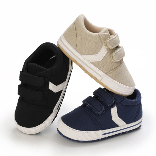 Baby Shoes Boys Canvas Casual Soft Sole Non-Slip Newborn Children Walker Sneakers