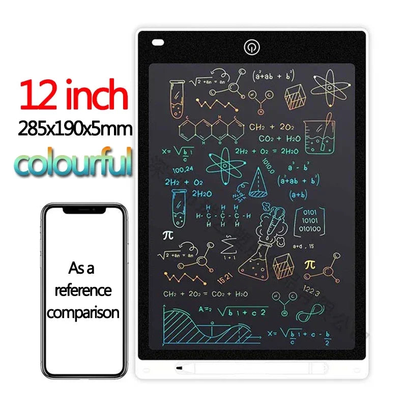 10/12-Inch LCD Writing Tablet – Graffiti Sketchpad and Magic Drawing Board for Kids, Handwriting Blackboard Toy Gift