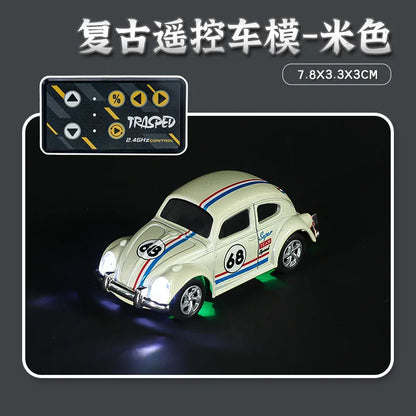 Wireless Mini Beetle Alloy RC Car with Mobile Phone Control