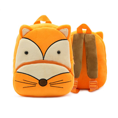 Cute Cartoon Animal School Bags – Plush Backpack for Kindergarten Kids, Boys & Girls - Kidzy Market