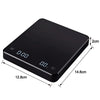 Digital Coffee Scale With Silicone Pad, Timer And USB-C Charging