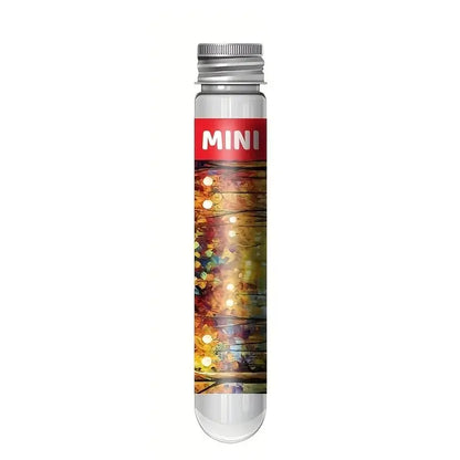 150pcs Test Tube Puzzle, Strolling in the Rain Mini Travel Puzzle, Christmas Gift, Paris Tower, New Year Decoration