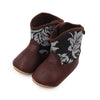 Boys Baby Girls Winter Boots, Soft Bottom Non-slip Baby Foreign-style Western Cowboy Leather Boots, Baby Shoes