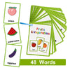 Montessori English Words Learning Flashcards – Early Educational Cards for Kids and Classroom Use