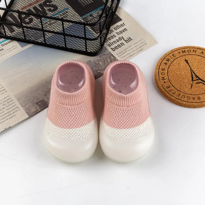 Baby Socks Shoes – Cute Cartoon Boy & Girl Infant Shoes, Soft Rubber Sole First Walker Booties for Toddlers