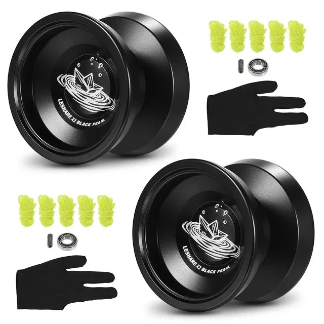 New Professional Yo-Yo Ball - Stainless Steel Bearings - Colored Aluminum Yo-Yo - Suitable for Children, Beginners & Advanced Class