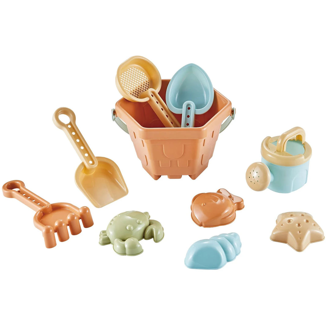 Baby Beach Toy Set With Plastic Shovels & Buckets — Outdoor Sand & Water Play For Kids