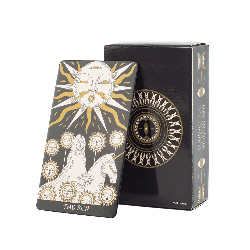 78 Card Deck Kitten Tarot - Oracle Card Fate Divination - Leisure Entertainment - Family Gatherings Tarot Card Game