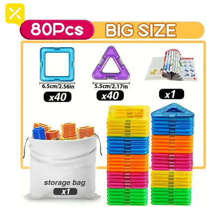 DIY Magnetic Building Blocks Mini and Big Size Construction Set