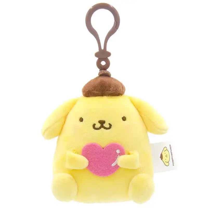 Sanrio Hello Kitty Kuromi Melody Pochacco Cinnamoroll Plush Toy Pendant Keychain Gift