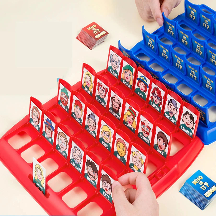 Guess Who Board Game - Kids Parent-Child Logic Reasoning Toy, Interactive Family Party Game with Role Cards, Educational Gift