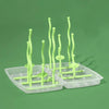 Drying Rack Tree Storage, Nipple Shelf, Baby Pacifier Feeding Cup Holder, Baby Bottle Cleaning Dryer Drainer, Double-Sided Portable