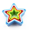 5-6pcs Cupcake Round Shape Cookie Cutter Set - Plastic Cake Molds for Baking