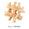 Wooden Lu Ban Brain Teaser 3D Puzzle – Educational Logic Game for Kids & Adults