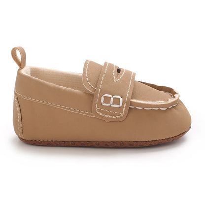 Solid Color Baby Casual Soft Soled Walking Shoes 0-1 Year Old Infants Toddlers Bean Shoes Forefoot Shoes