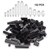 122PCS Thick Figures Bricks – 12 Size DIY Building Blocks, Creative Educational Plastic Toys, Compatible with 3001 for Children