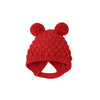 Newborn Baby Shoes Knitted Infant Girls Boys Boots Cute Butterfly-Knot Toddler Walk Bed Shoes Warm 0-18M Accessories Hats Gloves