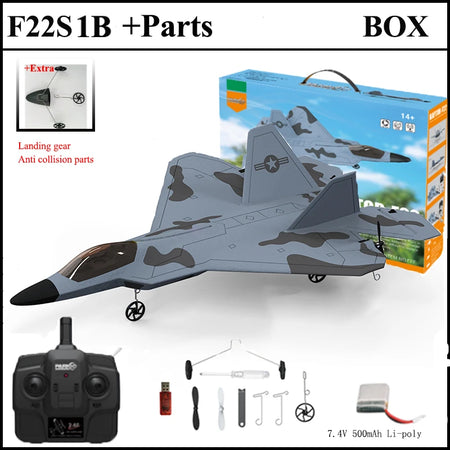 F22S 2.4G 4CH 3D6G RC Airplane Raptor Warplane WLtoys A180 LED Light Gyroscope