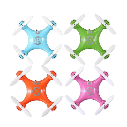CX-10 Mini RC Drone – 2.4G 4CH Remote Control Quadcopter with LED for Kids