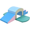 Soft Foam Playset for Toddlers – Indoor Climbing, Crawling, Sliding Blocks, Active Playset for Preschool Kids