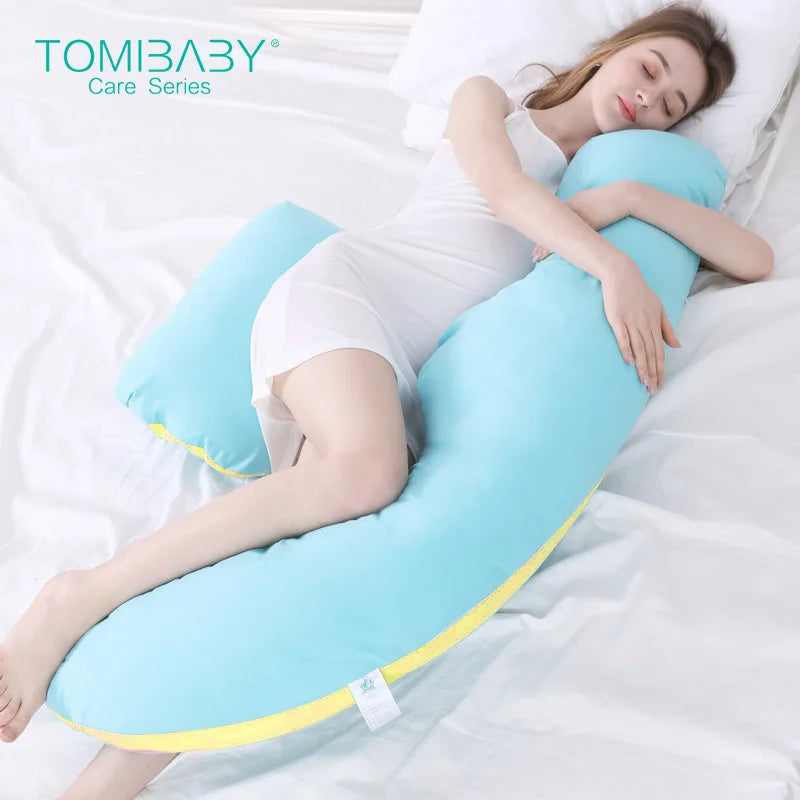 Maternity Pillow for Pregnant Women – U-Shaped Pillow for Neck, Waist, Abdomen, and Leg Support, Perfect for Side Sleepers